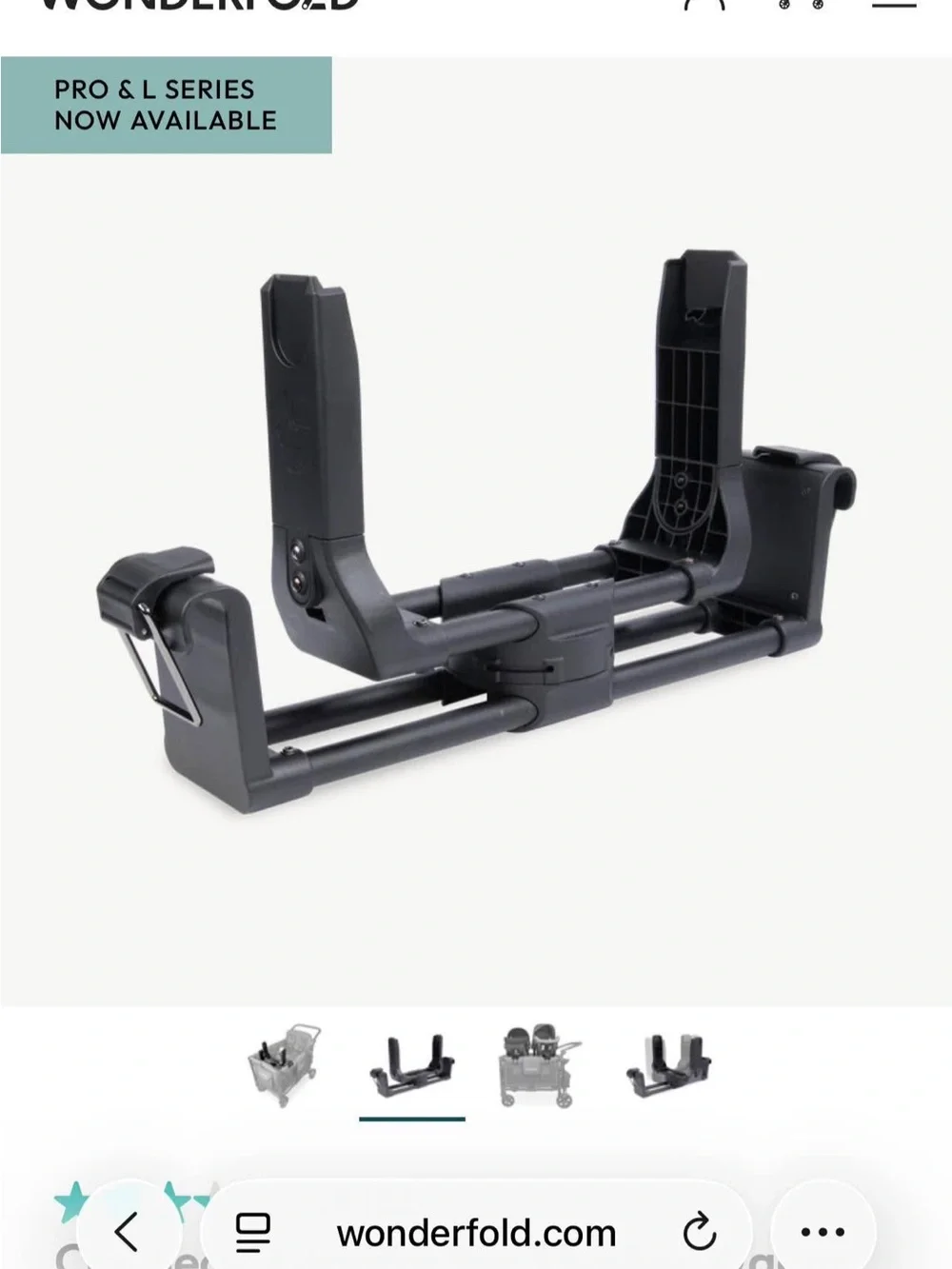 Wonderfold W4 Kids Car Seat Adapter -